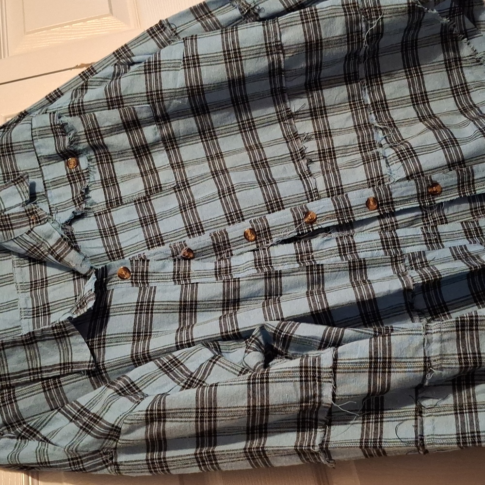 Raw EDGED flannel !!